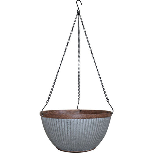 WESTLAKE HANGING BASKET PLANTER (12 INCH, GALVANIZED) Jefferson City