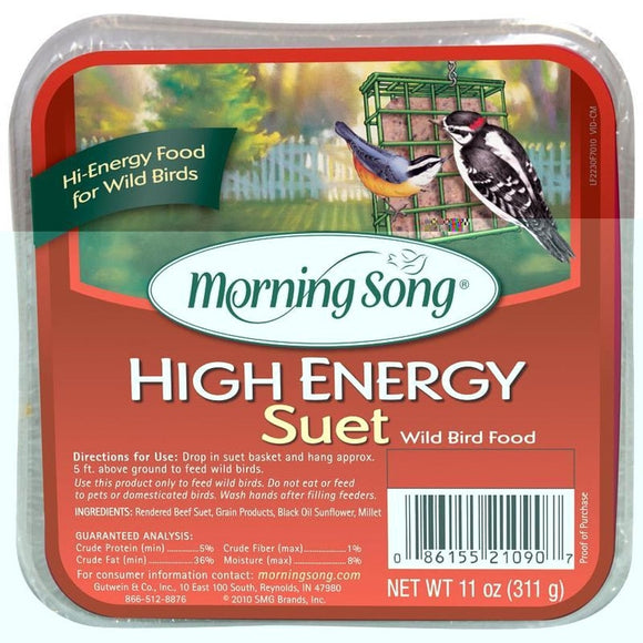 MORNING SONG HIGH ENERGY SUET (11 oz)