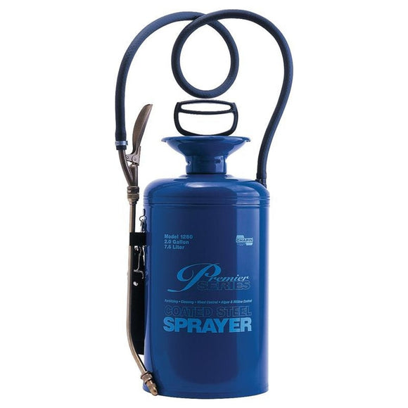 CHAPIN PREMIER STEEL SPRAYER (2 GAL, BLUE)