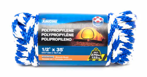 Mibro Kingcord Polypropylene Smooth Braid 1/2 In. x 35 ft.