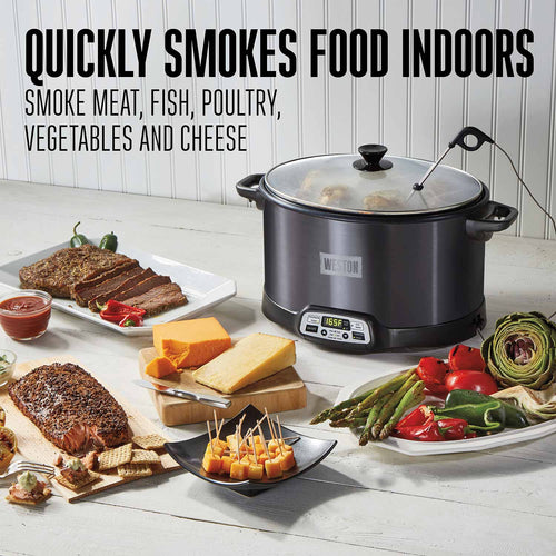 Weston® 2-In-1 Indoor Smoker & Slow Cooker