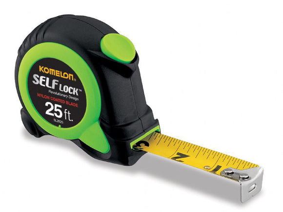 Komelon SL2825 25-ft Self-Lock Measuring Tape