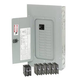 Load Center, Indoor, Main Breaker Installed, 100-Amp Main Breaker