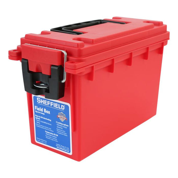 Sheffield 12636 Field Box Red - - Leeper Hardware