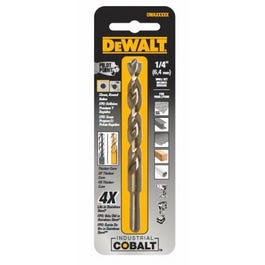 Cobalt Pilot-Point Drill Bit, 1/4-In.