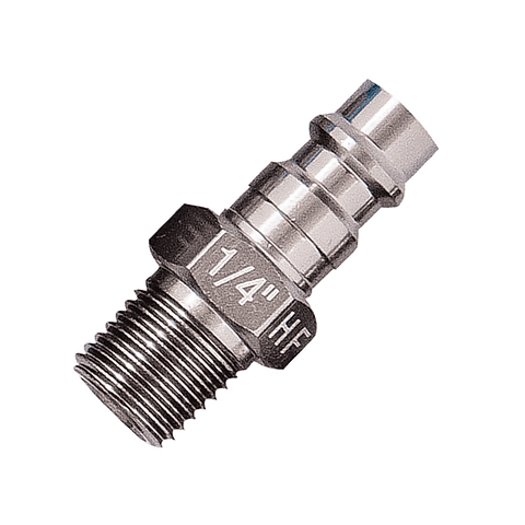 Tru-flate 1/4 HI FLO Design x 1/4 MNPT Aluminum Plug