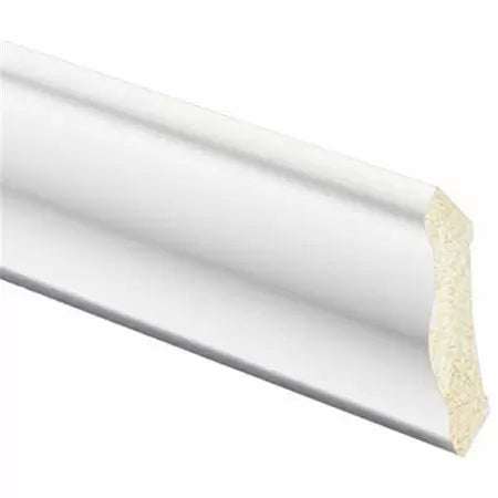 Inteplast Building Products 7/16-in x 2-1/8-in x 8-ft L Pre-Finished White Polystyrene Crown Moulding (7/16