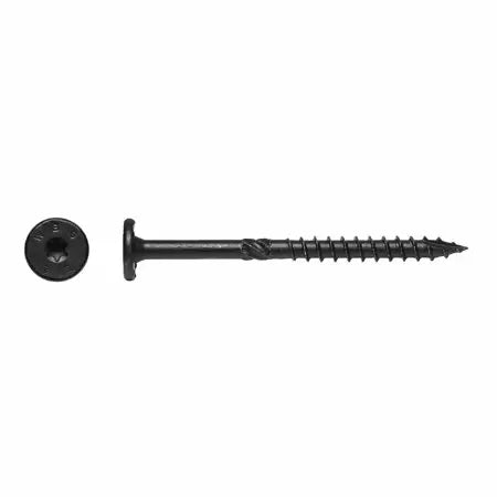Big Timber Black Wafer Head Screws “WTX” #15 x 3-1/2”
