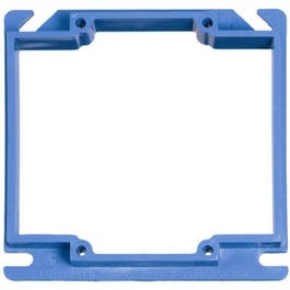4-Inch Square 2-Gang PVC Box Cover With 1/2