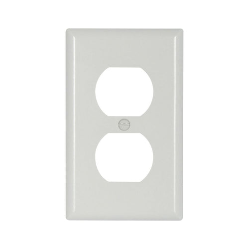 Cooper Wiring Devices Duplex receptacle Wallplate, White