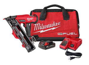 Milwaukee fuel 15 online gauge nailer