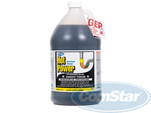 Hot Power Professional Use Sulfuric Acid Drain Cleaner, 1 Gallon