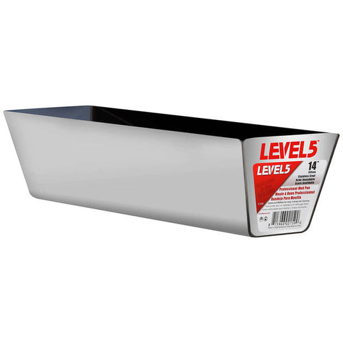 Level5 14 Stainless Steel Mud Pan