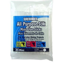 25-Pack 0.28 x 4-Inch Mini Glue Stick