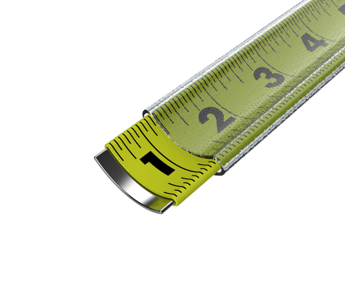 Komelon 73425; 25' x 1.06 Magnetic Powerblade II Tape Measure, Black/Yellow