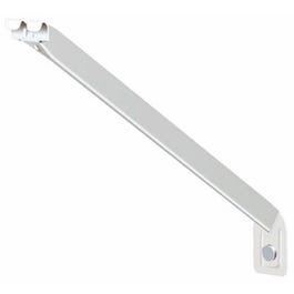 2-Pack 12-In. White Shelf Support Bracket With Anchors
