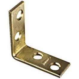 4-Pk., 1.5-In. Brass Corner Iron