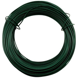 Midwest Fastener Green Floral Wire 24 gauge x 100' - Jefferson