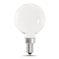 Feit Electric 3.8W (40W Replacement) Soft White (2700K) G16 1/2 (E12 Base) Frost Filament LED Bulb (2-Pack)