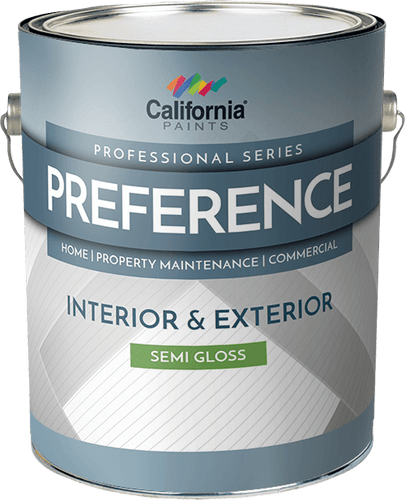California Products Preference Interior & Exterior Paint Semi Gloss Neutral Base - 1 Gallon