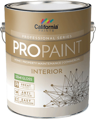 California Products ProPaint Interior Paint Semi Gloss Pastel Base 1 Gallon