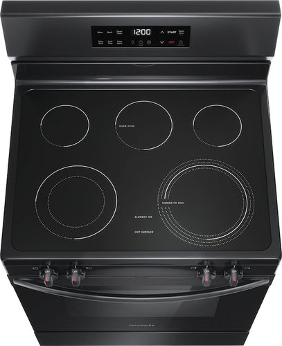 Frigidaire 30 Electric Range with Steam Clean (30, Black)
