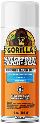 Gorilla 14 oz. White Waterproof Patch & Seal Spray