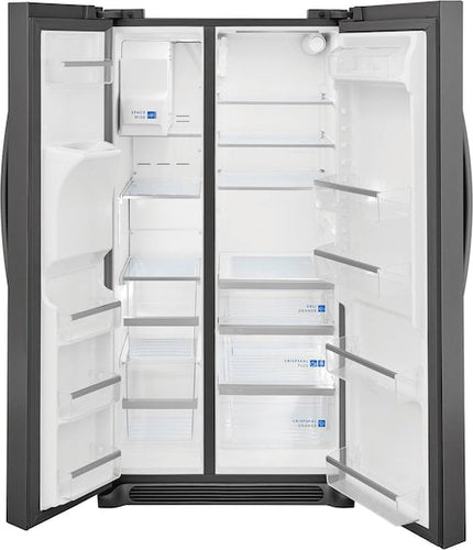 Frigidaire Gallery 25.6 Cu. Ft. 36 Standard Depth Side by Side Refrigerator Black Stainless Steel (25.6 Cu. Ft. 36, Black Stainless Steel)