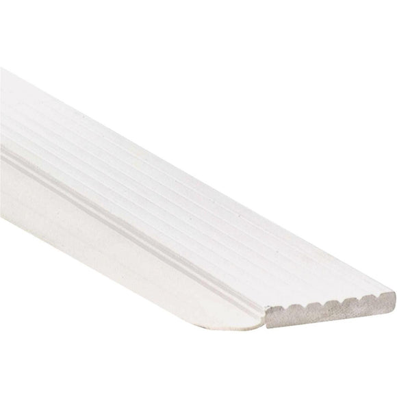 M-D 2 In. x 7 Ft. White Vinyl Top and Side Garage Door Stop