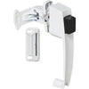 National White Push Button Latch