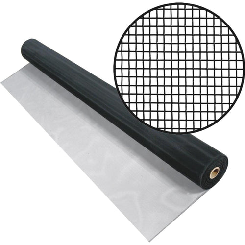 Phifer 36 In. x 100 Ft. Black Aluminum Screen