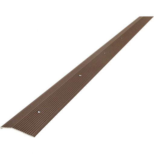 M-D Building Products M-D Forest Brown Fluted 2 In. X 36 In. Aluminum Carpet Trim (2″ x 36″, Brown)
