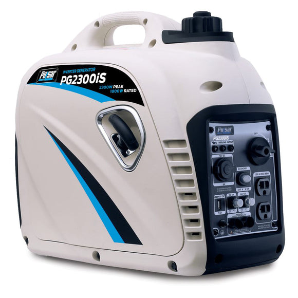 Pulsar 2,300W Portable Gas-Powered Inverter Generator with USB Outlet & Parallel Capability