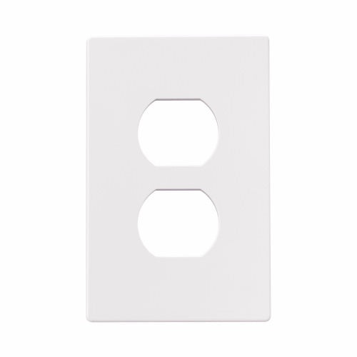 Eaton Cooper Wiring Screwless Wallplate, White