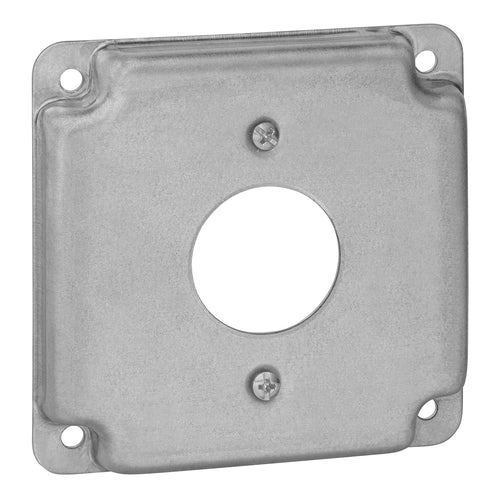 Thomas & Betts  4 Square Cover Galvanized Steel