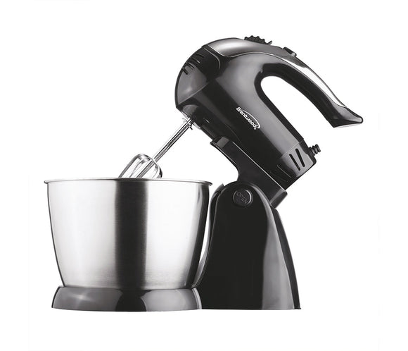 Brentwood SM-1153 5-Speed + Turbo Stand Mixer, Black (Black)