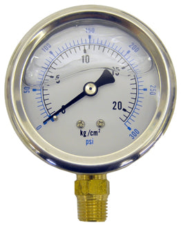 K-T Industries 2-1/2 Oil Filled Gauge 0-250 Psi