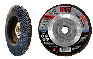 K-T Industries 4.5 X 5/8-11 X 40g T29 Hd Bz Flap Disc