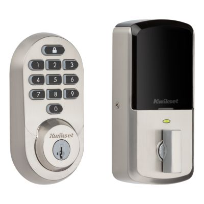 Kwikset Halo Keypad Wi-Fi Enabled Smart Lock, Satin Nickel