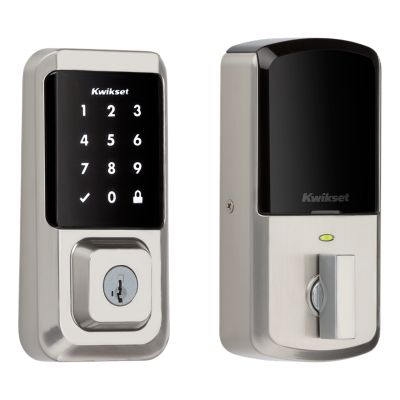 Kwikset Halo Touchscreen Wi-Fi Enabled Smart Lock, Satin Nickel