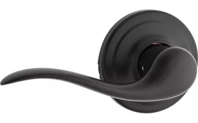 Kwikset Tustin Lever - Pull Only Matte Black