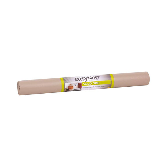 Duck® Brand Solid Grip EasyLiner® Brand Shelf Liner - Taupe, 20 in