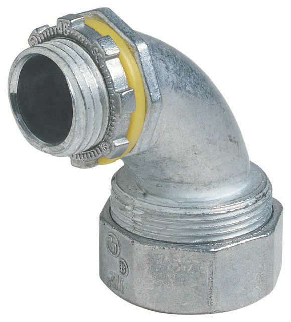 Thomas & Betts Steel City  90 Degree Liquidtight Flexible Conduit Connector 1/2 Inch