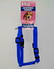 Leather Brothers Kwik Klip Adjustable Nylon Pet Harness, Blue, X-small