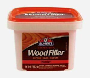 Elmer's E849D8 Carpenter's Wood Filler, Light Tan, 16 Oz