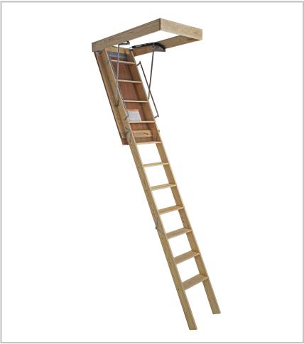 Marwin Superior Folding Attic Stairway 22.5 x 54 10 ft.